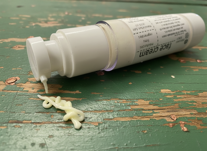 Naturalny Krem do Twarzy z Kwasem Hialuronowym, Olejem z Bawełny i Jojoba, Reguluje Wydzielanie Sebum