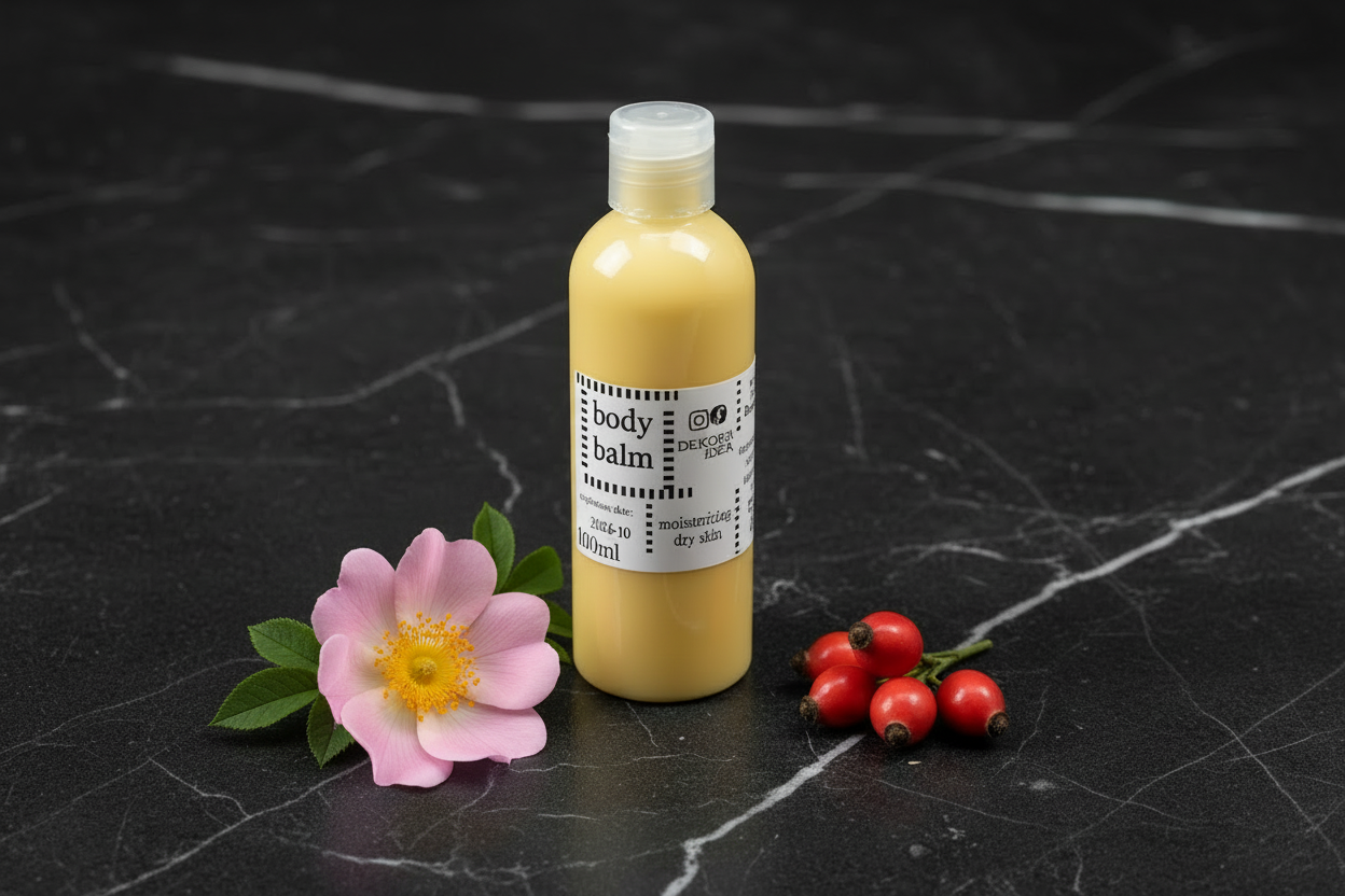 Naturalny Balsam do Ciała z Olejem z Nasion Dzikiej Róży i Olejem Arganowym