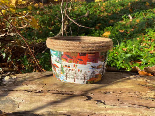 Miska na owoce, recyclart, ciekawy dodatek, ozdoba stołu