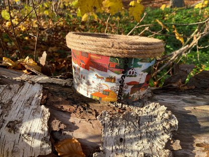 Miska na owoce, recyclart, ciekawy dodatek, ozdoba stołu