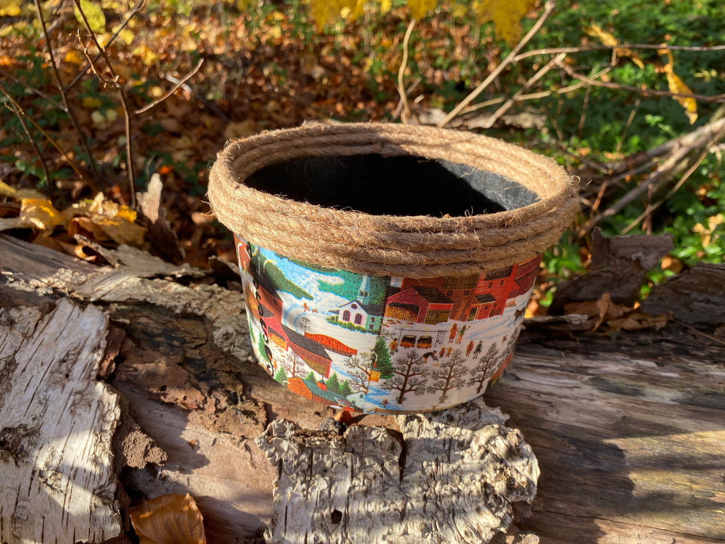 Miska na owoce, recyclart, ciekawy dodatek, ozdoba stołu