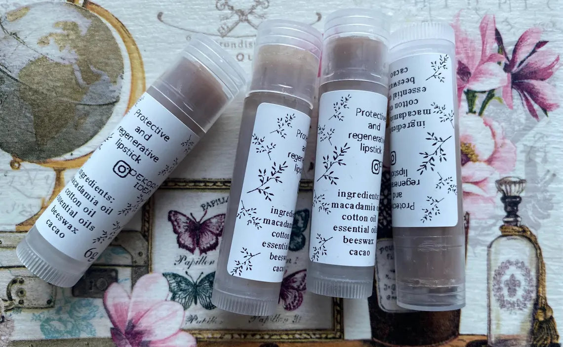Naturalna pomadka do ust Kakao & Cynamon – ręcznie robiona