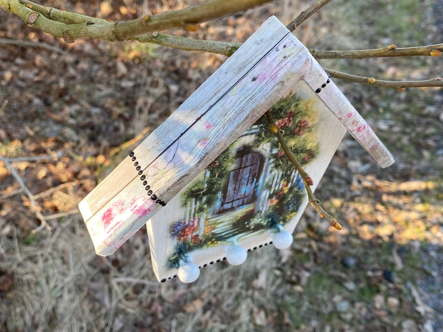 Wieszak na klucze drewniany handmade, ścienny organizer na klucze