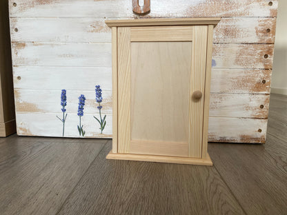 Szafka na klucze drewniana skrzynka do samodzielnego ozdobienia DIY