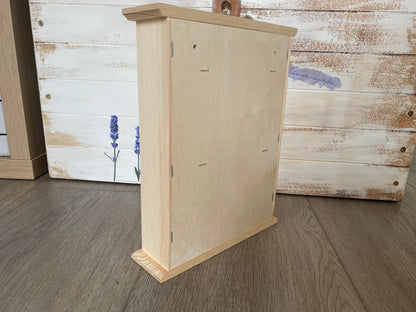Szafka na klucze drewniana skrzynka do samodzielnego ozdobienia DIY
